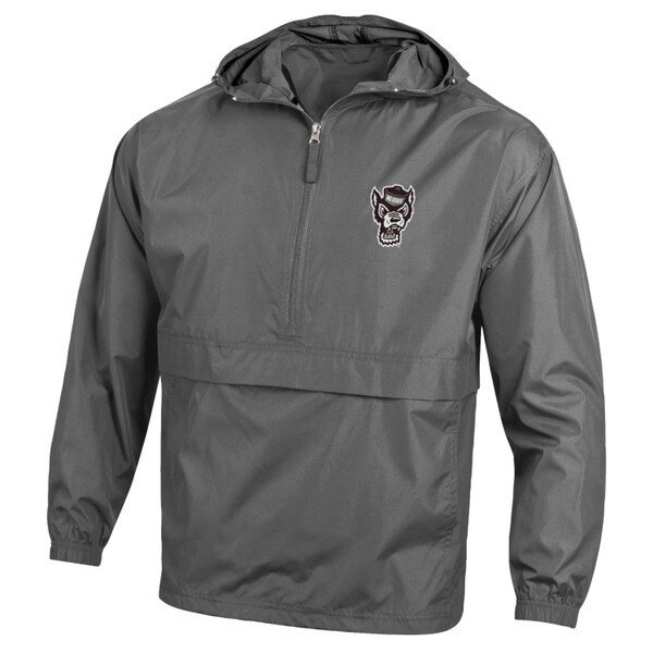 Grey Packable Half-Zip Jacket - Tuf